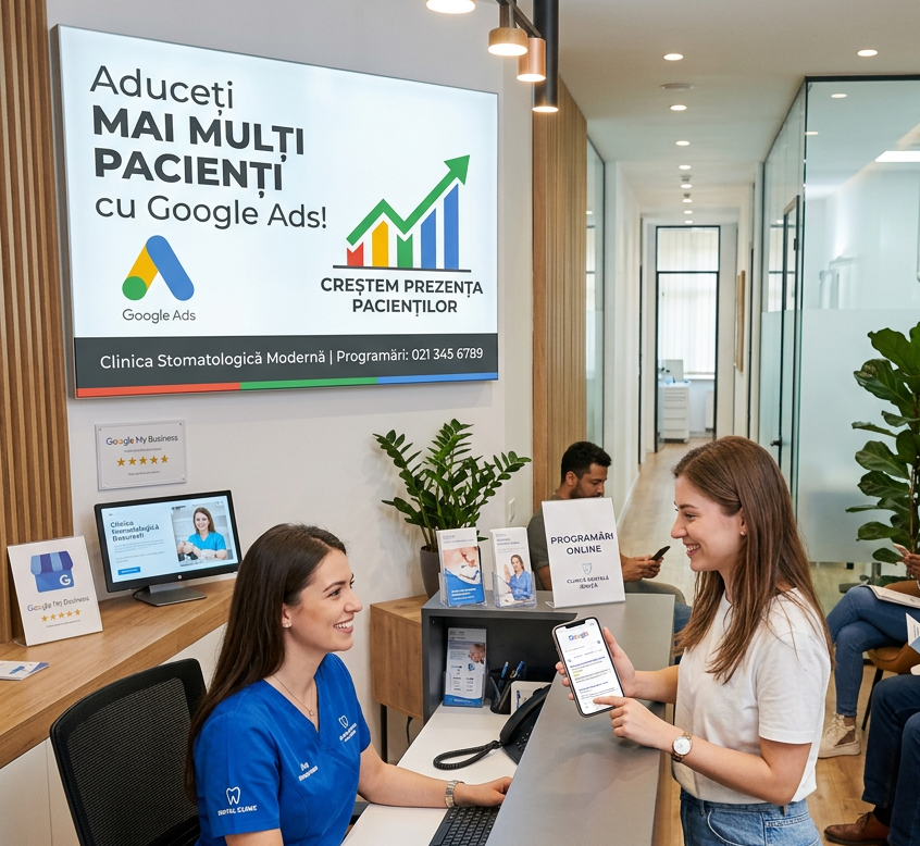 Google Ads pentru cabinete dentare — campanii cu CPL controlat